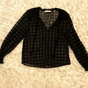 Zara long sleeve blouse